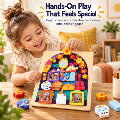 Personalized Family Memory Ofrenda Board – Interactive Photo Keepsake Puzzle