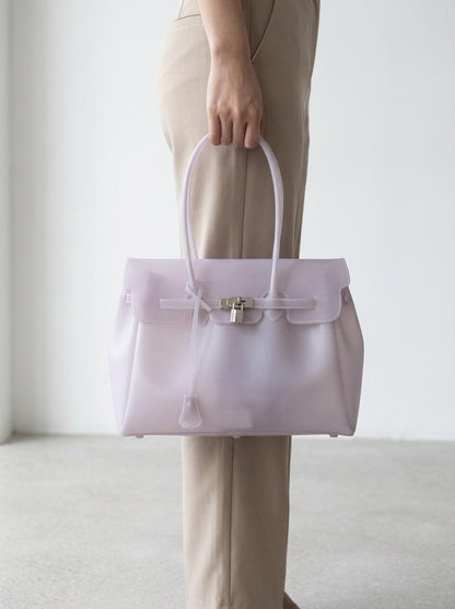 👜Women Transparent Jelly Shoulder Bag, Lightweight Clear Crossbody Tote for Beach, Travel & Daily Summer Use 🏖️