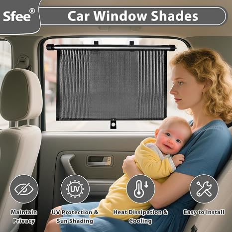 Sunshade for the side window of the baby carriage