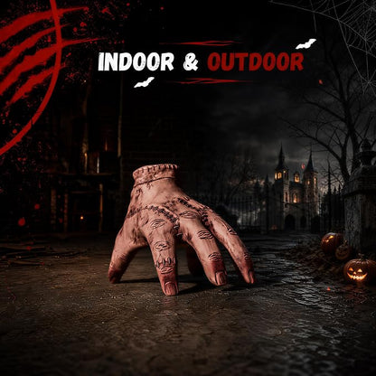 🎃Crawling Severed Hand Prop | Sound Activated Halloween Horror Decor👻