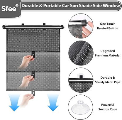 Sunshade for the side window of the baby carriage