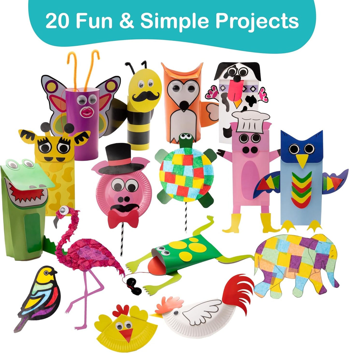 🚀 20-in-1 Space Arts & Crafts Kit for Kids | Galaxy-Themed DIY Activities for Ages 3–10