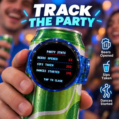 🍺 Every Sip Becomes a Game – Interactive Pixel Can Tracker
