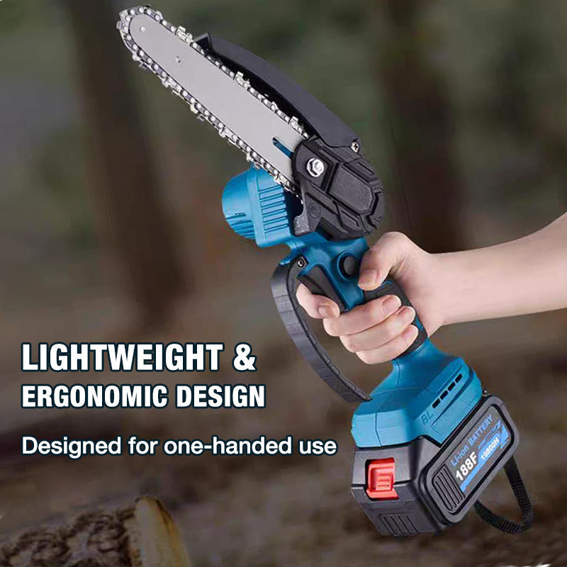 ⚡ 6-Inch Cordless Mini Chainsaw – Cut Faster, Work Easier