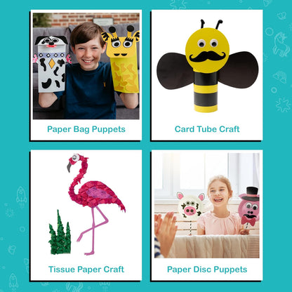 🚀 20-in-1 Space Arts & Crafts Kit for Kids | Galaxy-Themed DIY Activities for Ages 3–10