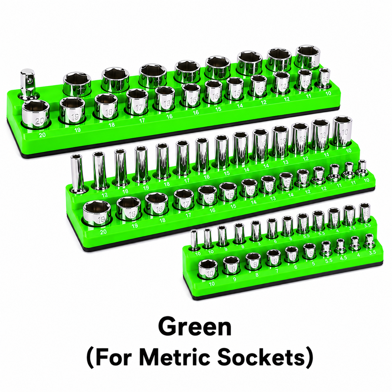 🔧Magnetic Socket Organizer-Find Every Socket Instantly