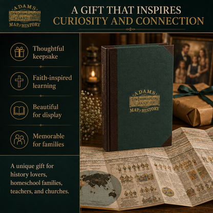 📜 LIMITED OFFER | 6,000-Year Biblical & World History Chart – 23-Foot Fold-Out Timeline for Study & Display