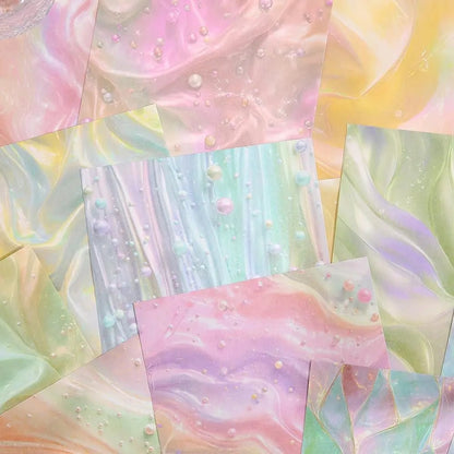 💯🎁 49% OFF-🌺160-sheet pearlescent scrapbook paper