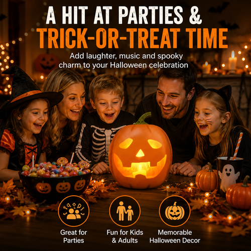🎃Animated Talking Halloween Pumpkin-Get One That Talks, Sings & Glows 🔊