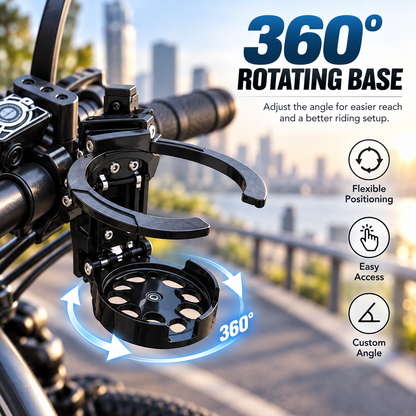 🚲Bike Water Holder, Rotating Bottle Cage
