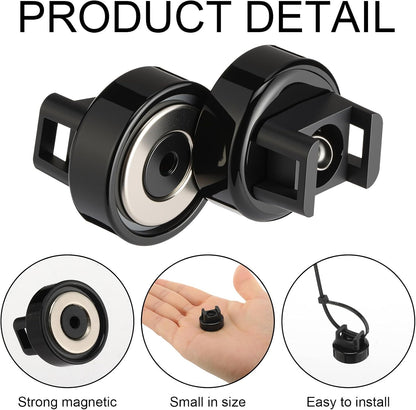 🔥HOT SALE🔥🧲 12 Pack Heavy Duty Magnetic Zip Tie Mounts for Cable Management