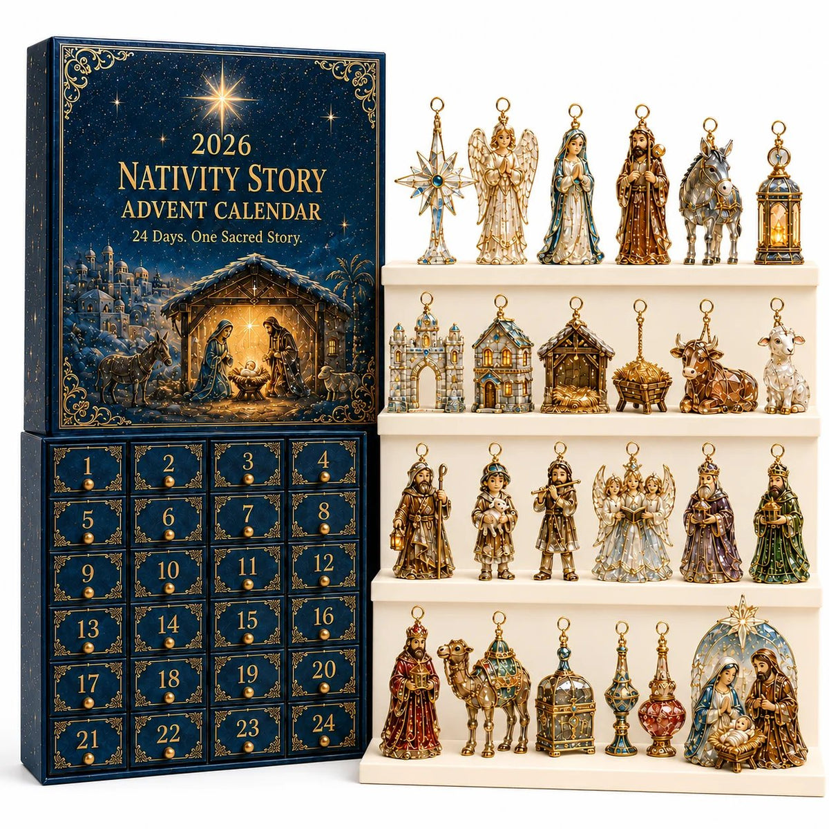 🔥Last 30pcs✨⏰ Limited anniversary edition✨49% OFF!🔥2026 Advent Calendar: The Coming of Jesus