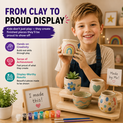 🏺Kids Electric Pottery Wheel Kit