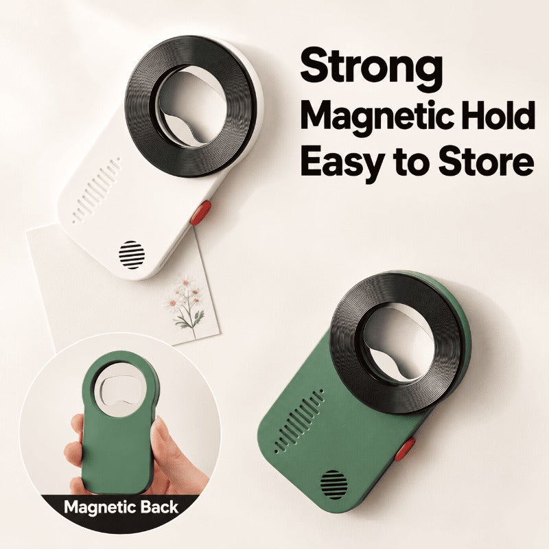 🧲✨ 3-in-1 Magnetic Bottle & Can Opener – Handy Fridge-Mount Kitchen Gadget 🥤
