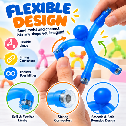 ✨Unisex Kids' Magnetic Building Set (Set of 10)
