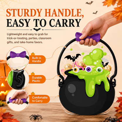 🎃 Halloween Bags Plastic Halloween Goodie Bags