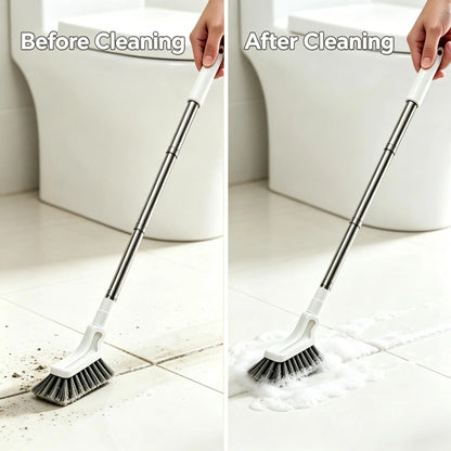 🧼 Telescopic Crevice Cleaning Brush – Long Handle Gap Cleaner for Bathroom, Toilet, Floors & Windows 🧹