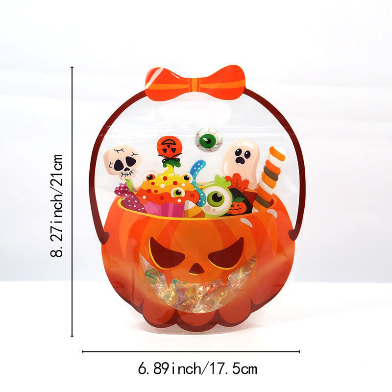 🎃 Halloween Bags Plastic Halloween Goodie Bags