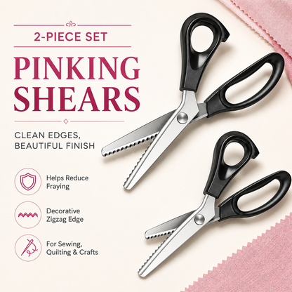 ✂️Stainless Steel Zig Zag Scissors with Serrated Teeth