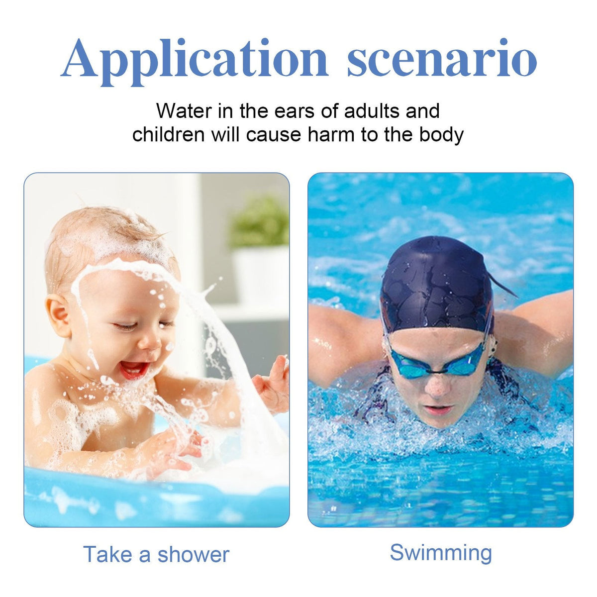 Waterproof Ear Cover Patches – Make Bath & Swim Time Easier