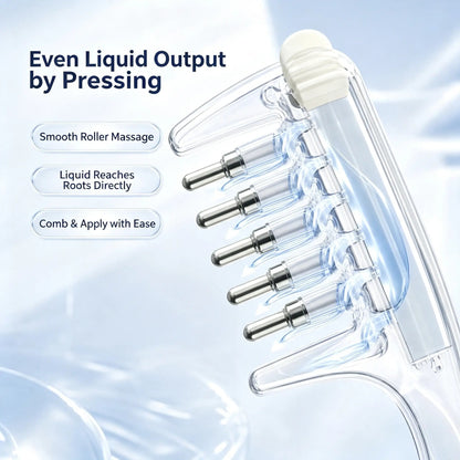 🪮Refillable Scalp Oil Applicator Comb – Evenly applies serum to the roots