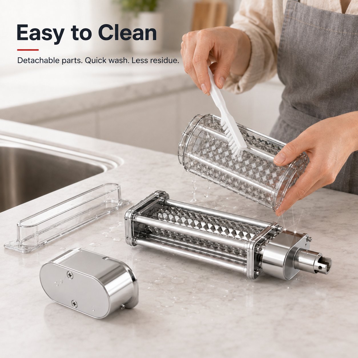 Stand Mixer Meat Tenderizer – Premium Metal Build, Easy Clean