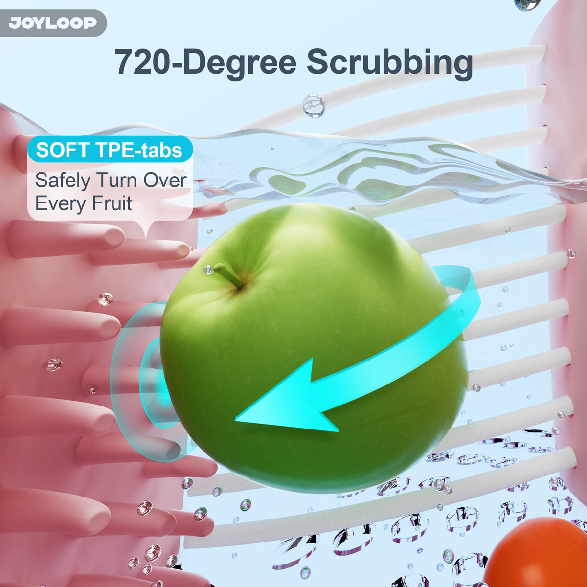 🔥49%OFF TODAY🔥Manual Fruit & Vegetable Washer Spinner with Brush