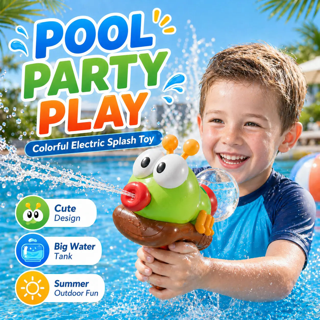 🔫Electric Water Blasterfor KidsICute SummerPool & Beach Toy