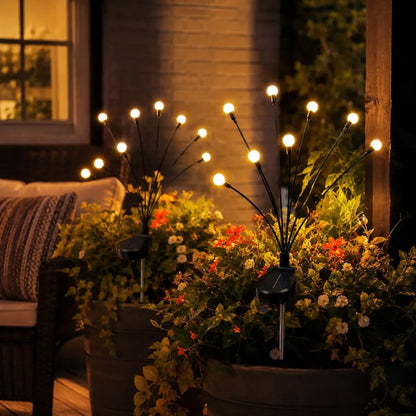 🎉NEW ARRIVAL-49% OFF✨🌿 Solar Firefly Glow Stakes – 32/48LED Garden Lights That Dance in the Breeze