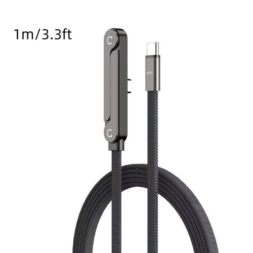 ⚡ USB-C Charging Cable with Built-In Phone Stand – Charge, Watch & Play