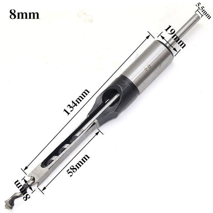 Square Hole Mortise Chisel Drill Bit for Woodworking