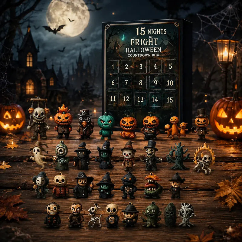 🎃 31-Day Halloween Countdown Mystery Box – 31 Spooky Surprises to Open Before Halloween