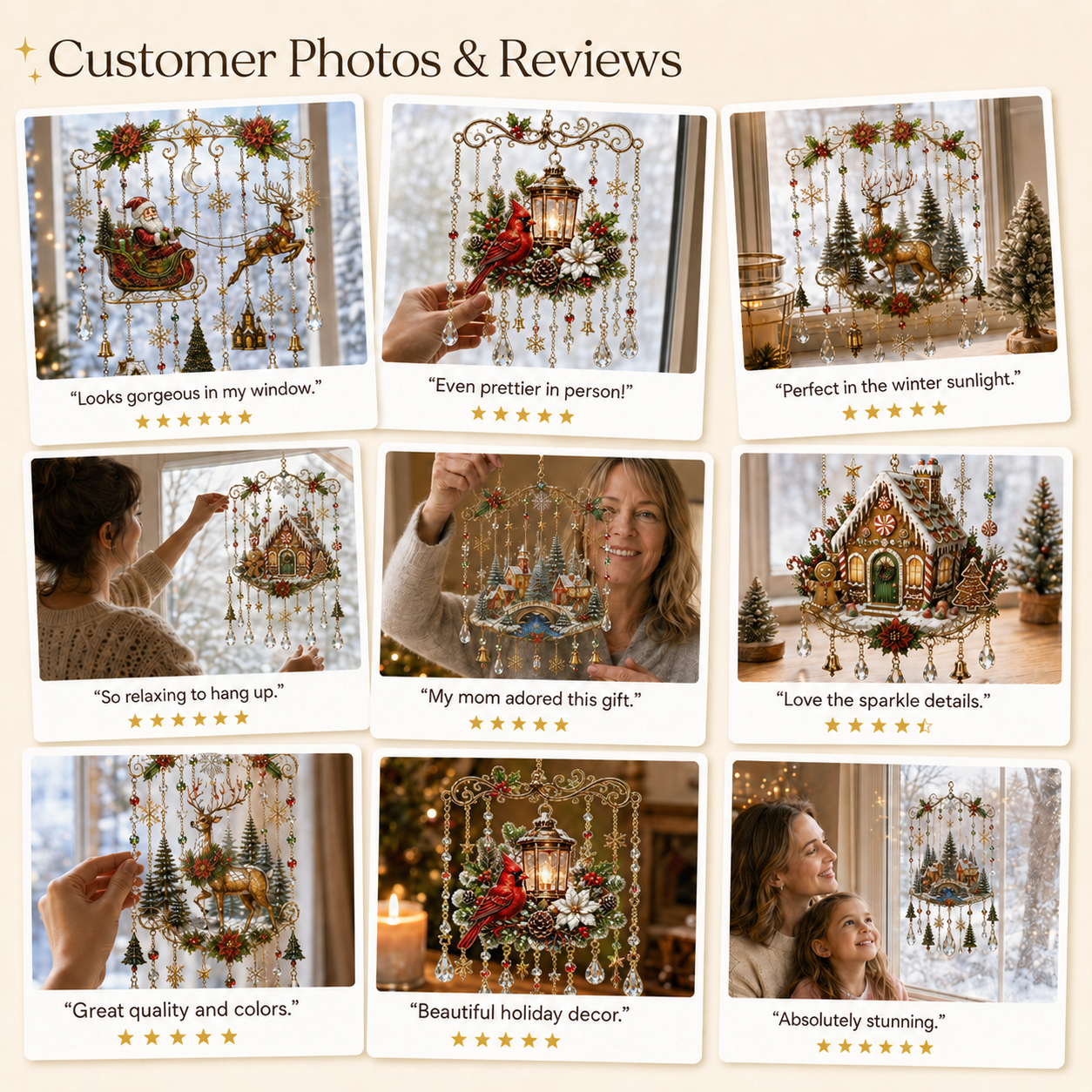 🔔Christmas Wind Chime-🎄Sound of Christmas Gently Ringing in Your Window