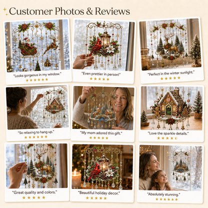 🔔Christmas Wind Chime-🎄Sound of Christmas Gently Ringing in Your Window