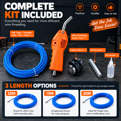 Wire Threading Assist Tool – Feed Fish Tape With Better Control