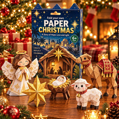 🎄DIY Christmas Paper Craft Kit🎅 – Fold, Create & Build Your Own Festive Village ✂️