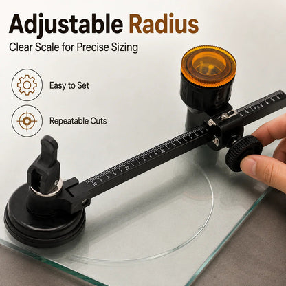 🔥Glass Circle Cutter Tool for Tiles and Ceramics with Adjustable Features, Cutting 300MM