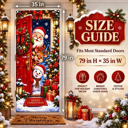 Give Your Front Door a Christmas Makeover – 7 Festive Designs