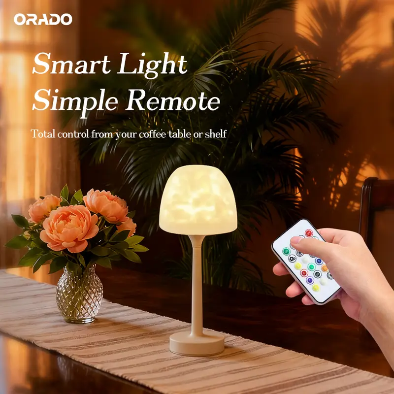 🌊Water Ripple Table Lamp — 16 Colors, a Whole New Mood