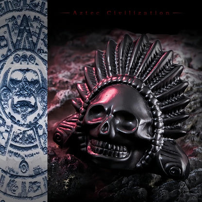Ceramic Aztec Death Whistle
