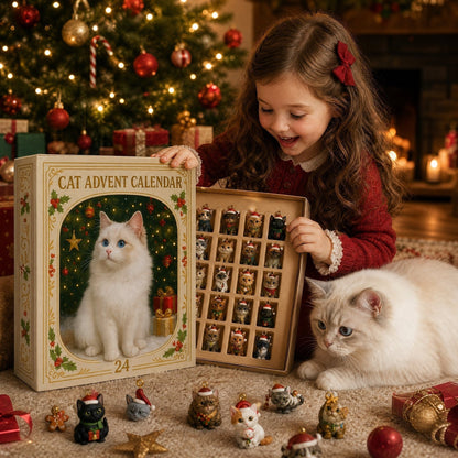 🐱Cat Lovers Advent Calendar 2026 - 24 Festive Cat Figurines