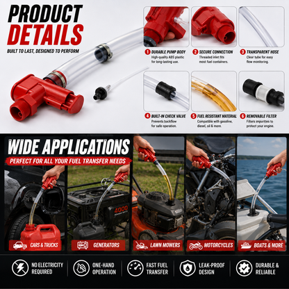 VP Racing Fuels 33320 Trigger Hose – Fast, Spill-Proof Fueling for Racers & Riders!