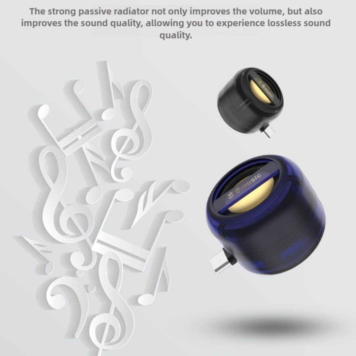 🔊 Mini Plug-In Phone Speaker – Bigger Sound Without the Bulk