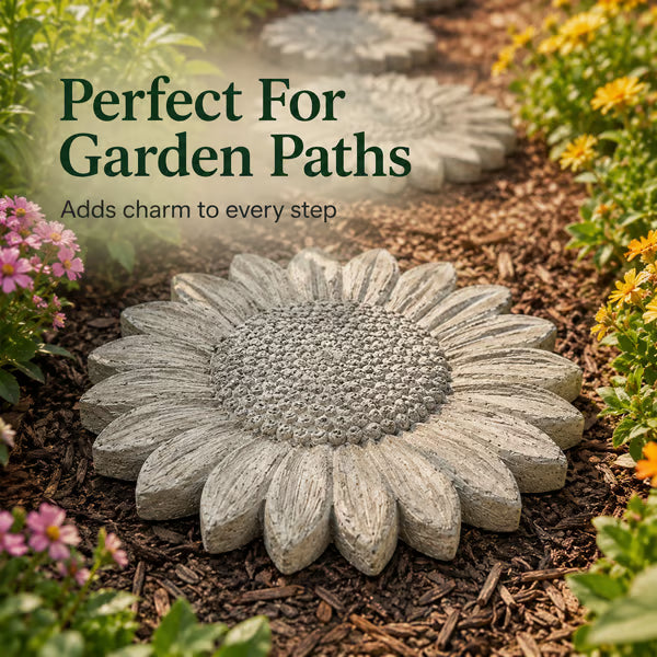 🌻 Reusable Sunflower Stepping Stone Mold!!!