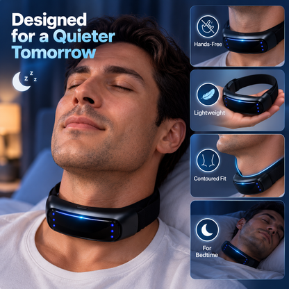 Bvuyomi™ Neck Wearable – Simple Bedtime Snoring Support