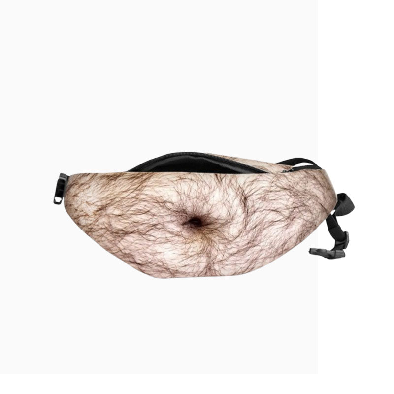 😂 Realistic Belly Waist Bag – Funny Hidden Fanny Pack & Gag Gift
