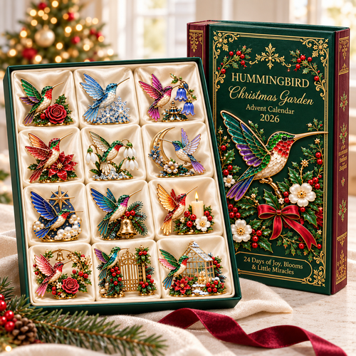 24 Days of Joy in Bloom — Hummingbird Christmas Garden Advent Calendar 2026