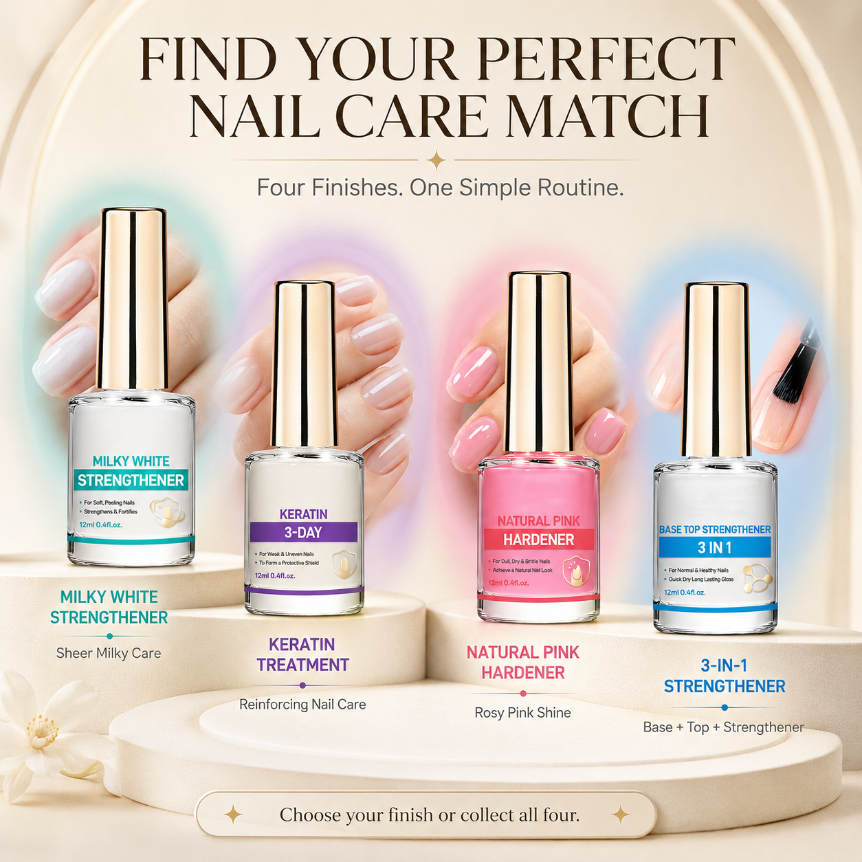 💅Nail Strengthener Treatment-Get Stronger-Looking Nails Naturally