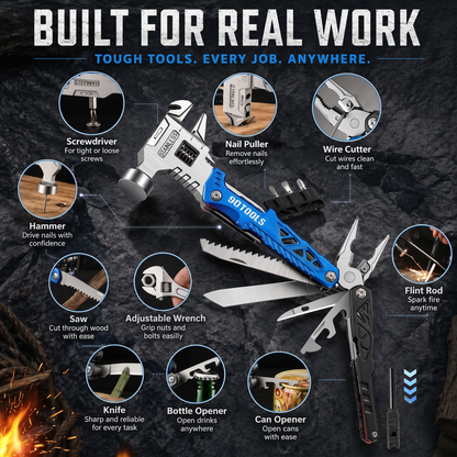 90Tools 18-in-1 Multifunctional Wrench Hammer