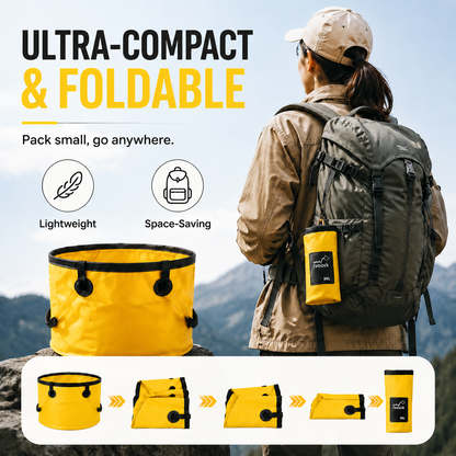 💧 Portable Collapsible Bucket – 12L/20L Foldable Water Bucket